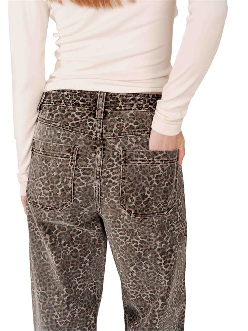 Pantaloni larghi con stampa leopardata Grace & Mila | FW2513028LEO